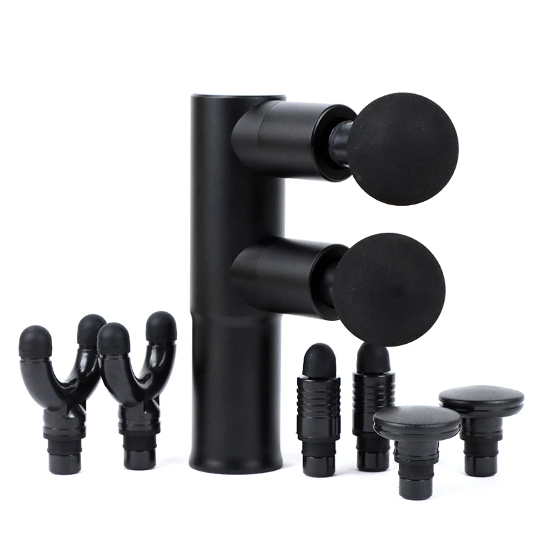 2021 Products Oem Mini Massager Fascia Gun Cordless 2020 Massager New Model Gun Double Head Post-Workout Massage Guns
