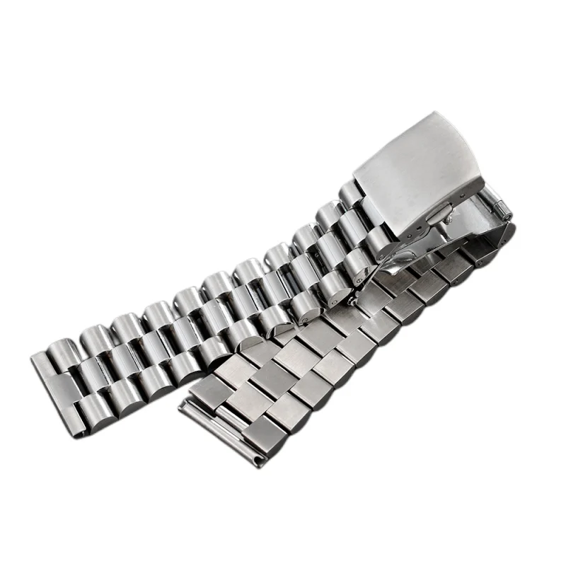 18Mm 20Mm 22Mm Cinturino In Acciaio Inossidabile Solido Cinturino Piatto Adatto Per Rolex Skx Omg Jubilee President Watch