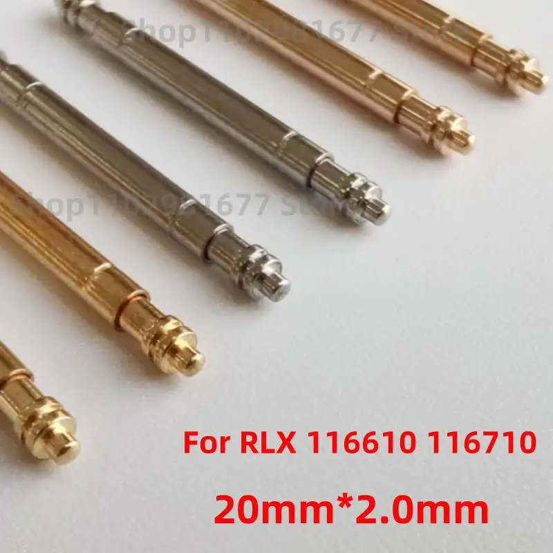 Cinturino Per Orologio In Acciaio Inossidabile 316L Da 20Mm Barre A Molla Argento Oro Adatto Per Cinturini Per Orologi Rolex 116610 116710 Sostituire 