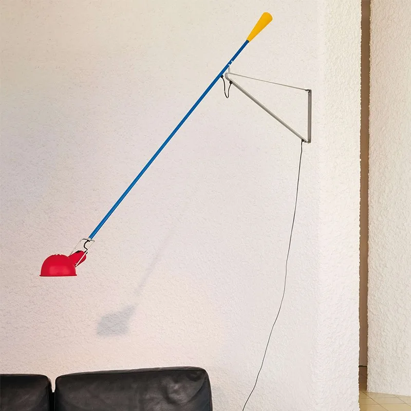 Italian Flos 265 Lampada Da Parete A Braccio Lungo Designer Nordic Industrial Style Rocker Arm Long Pole Minimalista Art Reading Light