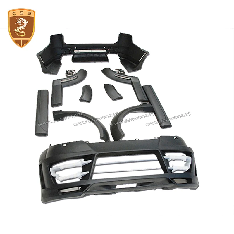 Per Land Range Rover Sport 2014-2021 Kit Corpo Stile Lumma Paraurti Anteriore Spoiler Posteriore Parafango Gonna Laterale Punte Di Scarico