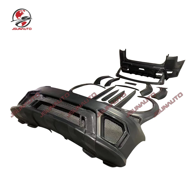 Per 2014-2017 Range Rover Sport Facelift Asp Style Wide Fender Flare Body Kit Per Land Rover Sport Carbon Paraurti Anteriore Posteriore