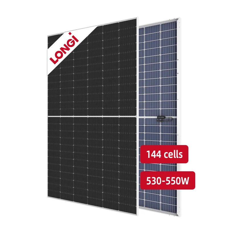 Longi Himo5 Pannelli Solari Mono Moduli Fotovoltaici 540W 550W 545W 535W Pannelli Fotovoltaici Bifacciali