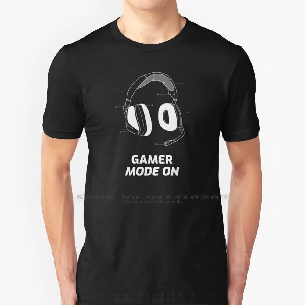 Modalità Giocatore Sul Livello Di Gioco Controller Sbloccato Freak Gaming Realtà Virtuale Retro World Pc Console T Shirt 100% Puro Cotone