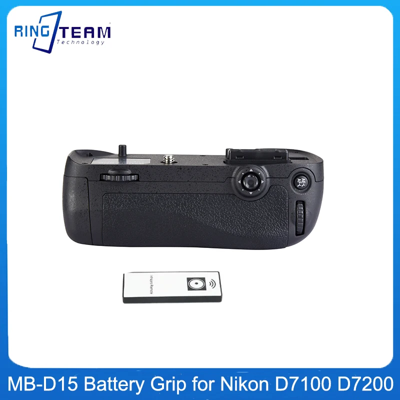 Impugnatura Batteria Verticale D7100 Mb-D15 Per Nikon D7200 D7100 Sostituire Mb-D15 Batteria Multialimentazione Con Telecomando A Infrarossi