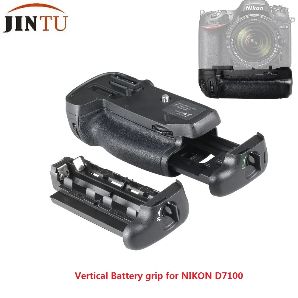Jintu Mb-D15 Battery Grip Power Pack Per Fotocamera Reflex Digitale Nikon D7100 D7200 + 1 Anno Di Garanzia