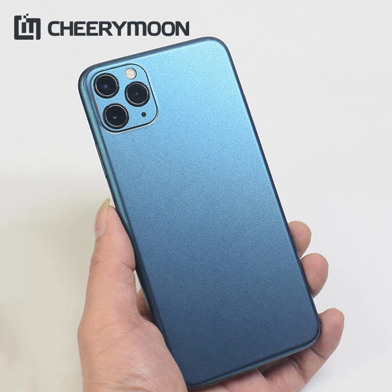 Dropshipping Adesivi Posteriori Pacific Blue Skin Paste Per Iphone 13 12 11 Pro Max Mini Xr Se2 Xs X 8 7 6S Plus 5 Se 5 S Pellicola Posteriore