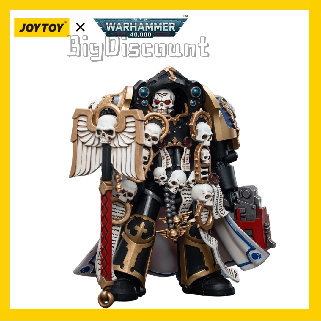 [Disponibile] Joytoy 1/18 40K Action Figure Terminator Chaplain Brother Vanius Anime Collection Modello Militare Spedizione Gratuita