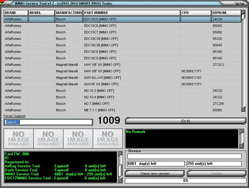 Immo Service Tool Pin Code And Immo Off V1.2 Works Without Registration