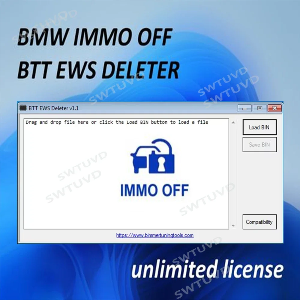 Per Bmw Immo Off, Programma Deleter Btt Ews + Supporto Puzzle Patcher V1.3 Ms41-45 Me7.2 Me9.2 Mss54 Me17/Med17/Mev17/Mevd17/Edc17