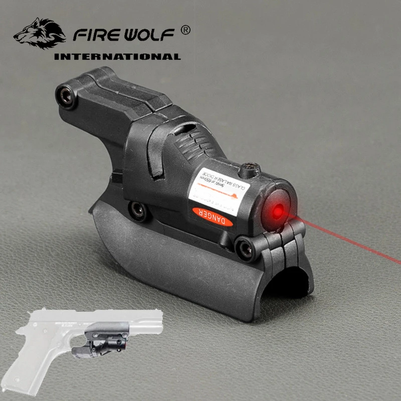 Tactical Hunting 5Mw Red Laser Sight Scope Red Dot Sight Per 1911 Pistol Airsoft Con Scanalature Laterali