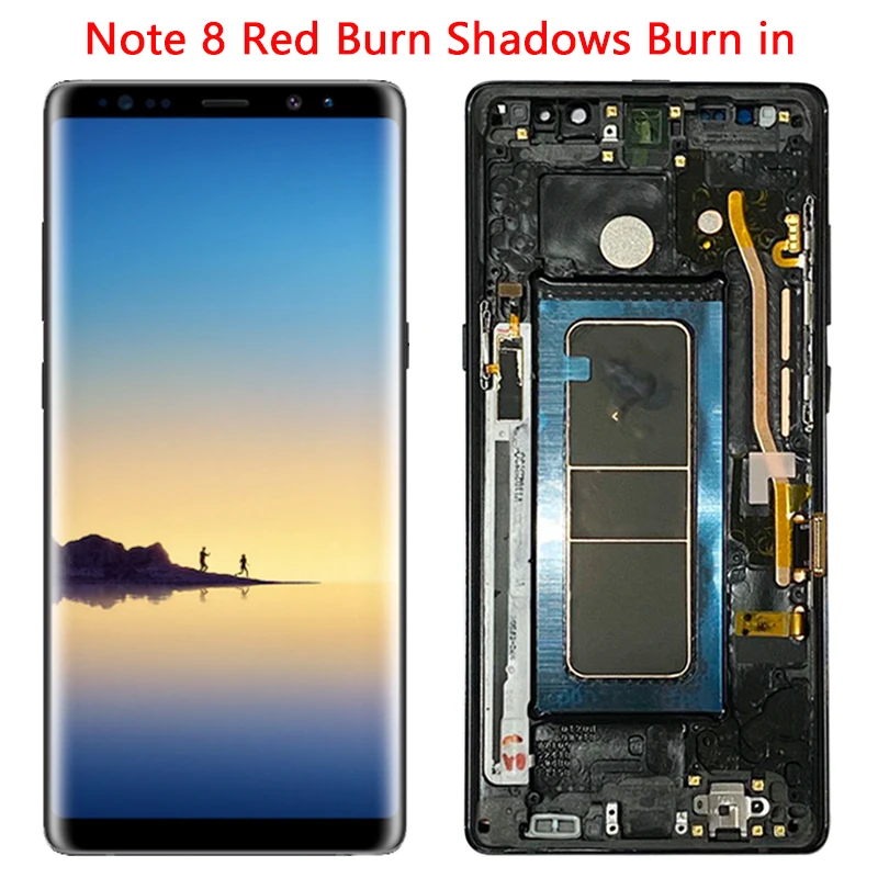 Super Amoled N950 Lcd Per Samsung Note 8 Display Lcd Touch Screen 6.3 ''Cornice Per Schermo Note 8 Sm-N950U N9500 N950Fd