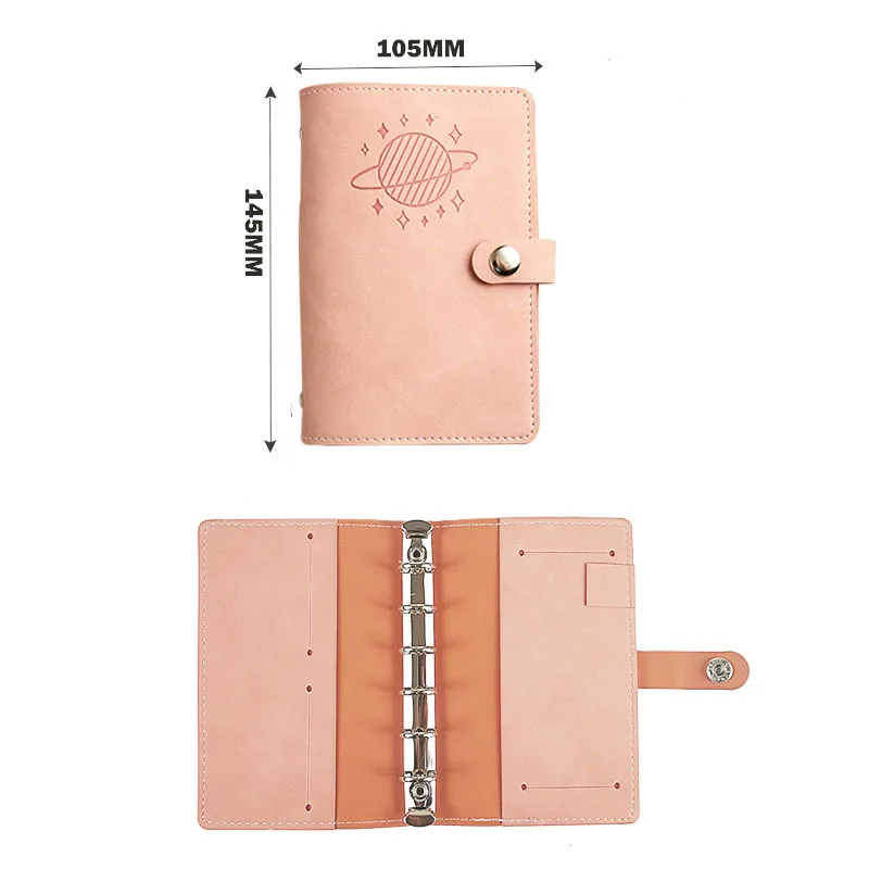 A7 Notebook Case Hand Book Cover Pocket Book Quaderni E Diari A Fogli Mobili Budget Binder Planner Leather Journal Cover
