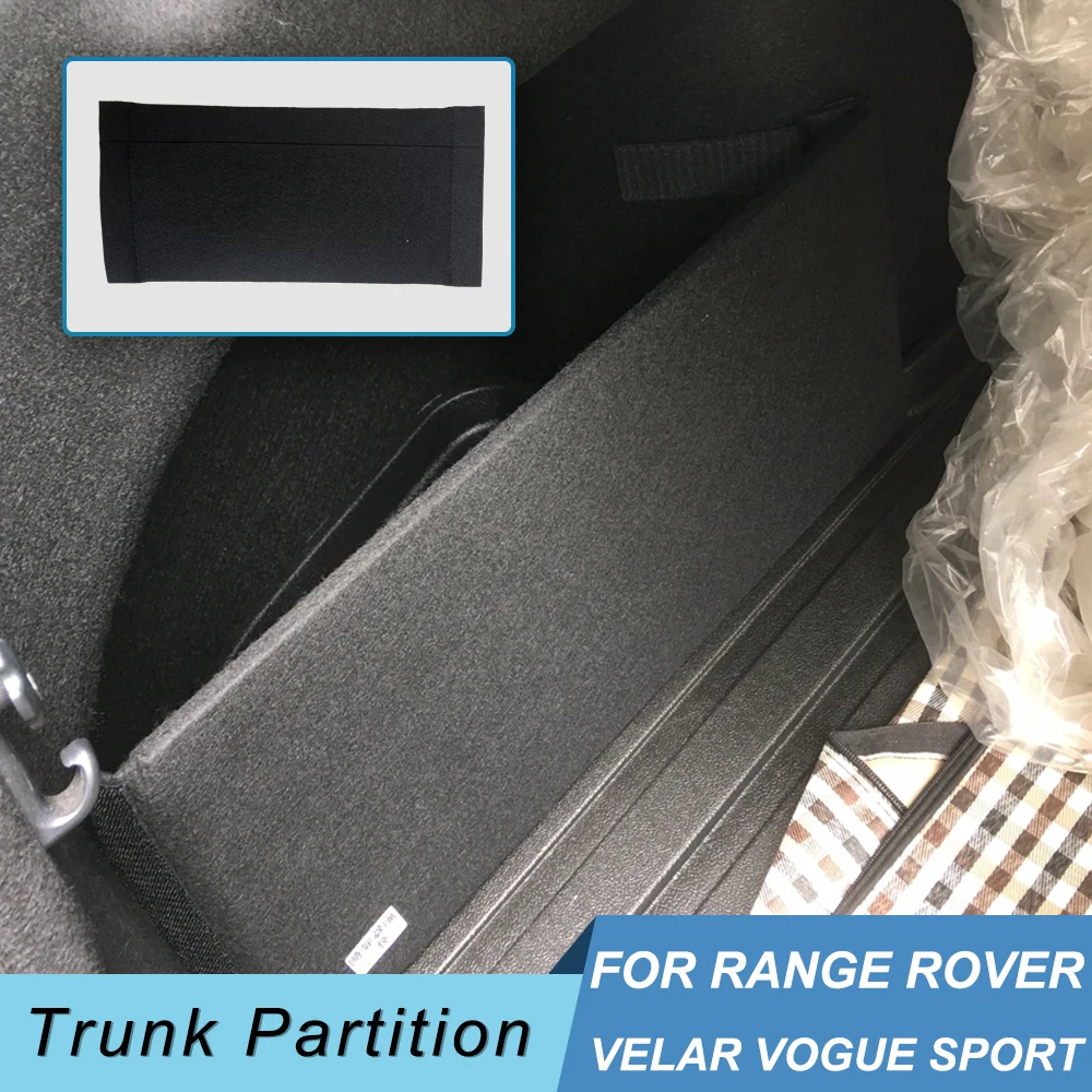 Per Range Rover Velar L560 Vogue L405 Range Rover Sport L494 Trunk Side Storage Organizer Board Divisori Piastra Shield Plank