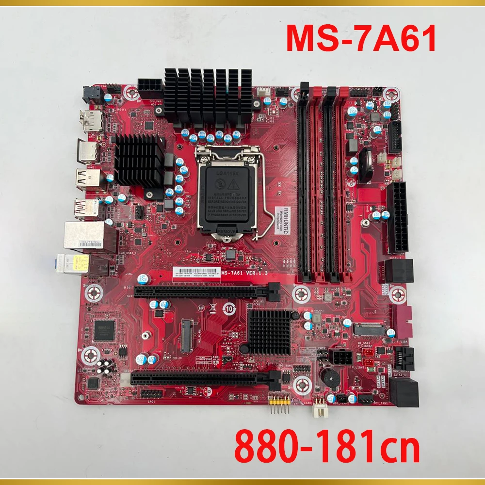 Per Scheda Madre Desktop Hp Omen 880-181Cn Ms-7A61 L02051-001 L02051-601 Z370