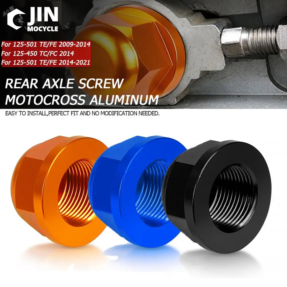 Per Husqvarna Te Fe Tx 85 125 150 250 300 350 450 501 2014-2020 Tc Fc 2014 Te250 Fe250 Blocco Ruota Posteriore Motocross S Pin Dle Pin Nut