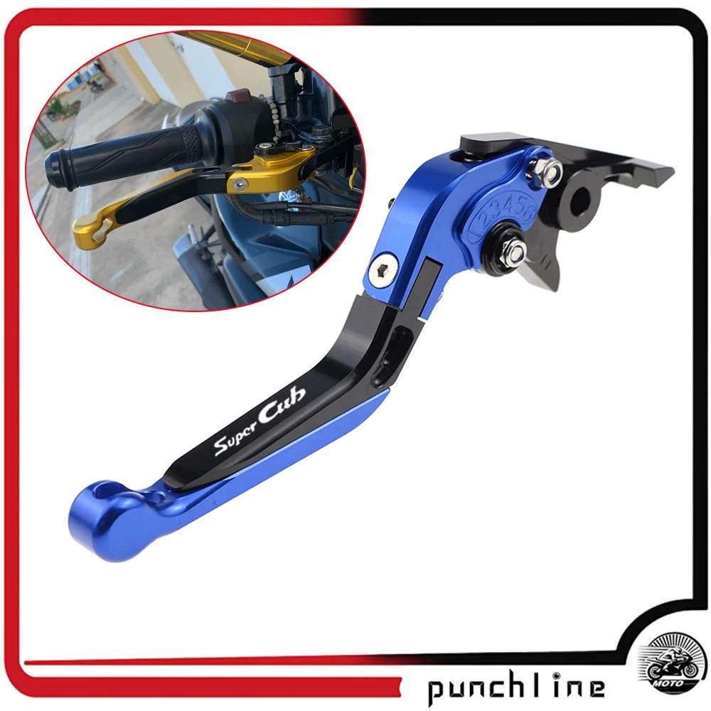 Misura Per C125 Super Cub C 125 2019-2022 Super Cub 110 Cub110 2018-2023 Leva Freno Estensibile Pieghevole