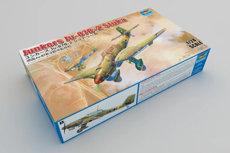 Trumpeter 02421 1/24 Scale Junkers Ju-87B-2 Stuka Plane Model Kit-2020 New