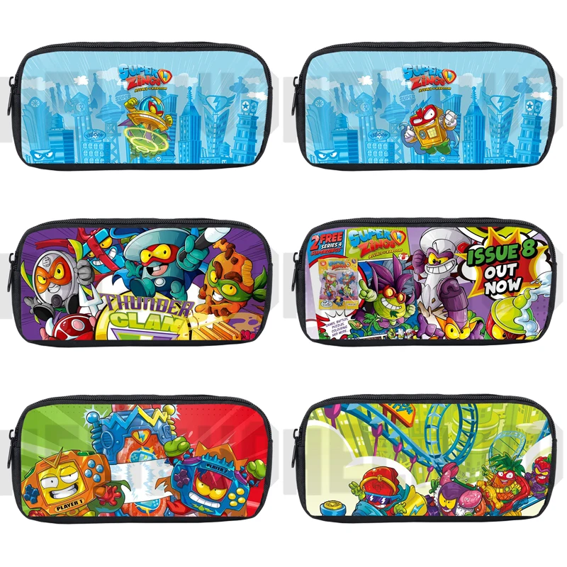 Nuovo Gioco Caldo Super Zings Astuccio Per Scuola Materna Materiale Scolastico Primario Serie Super Zings 4/5/6 Astuccio Per Matite Cartoleria Per Car