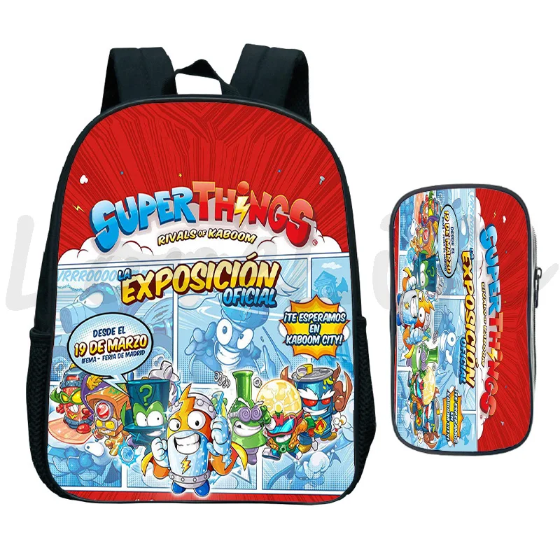 Gioco Super Zings Sacchetti Di Scuola Materna 2 Pz/Set Bambini Zaini Per Bambini Ragazzi Ragazze Super Zings Zaino Primario Viaggio Mochila