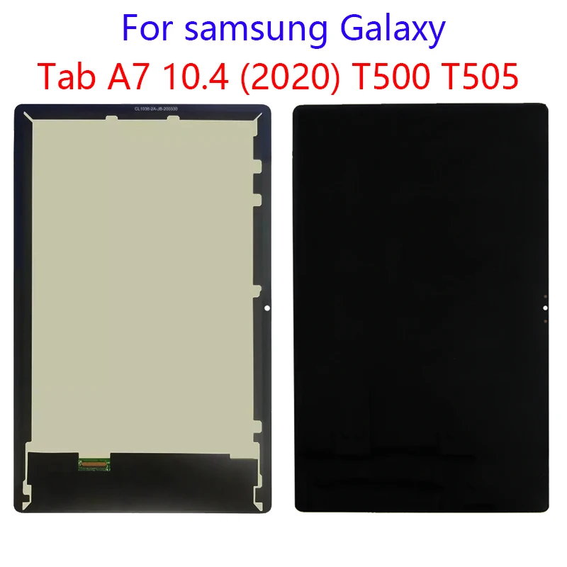 Per Samsung Tab A7 10.4 (2020) Sm-T500 T505 T500 Display Lcd Touch Sensor Glass Screen Digitizer Assembly