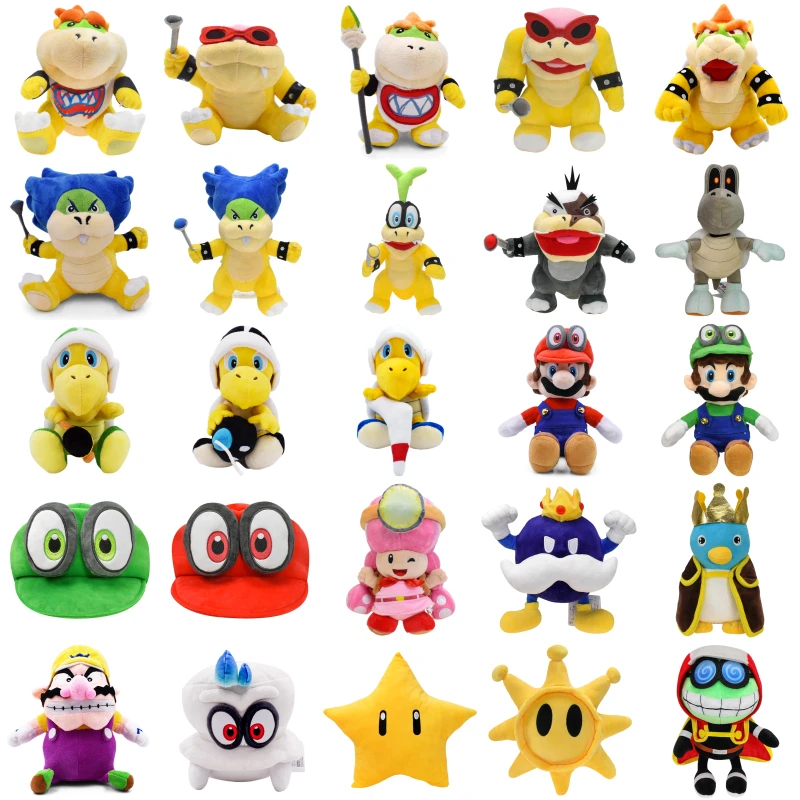 25 Stili Mario Bros Luigi Bowser Jr.