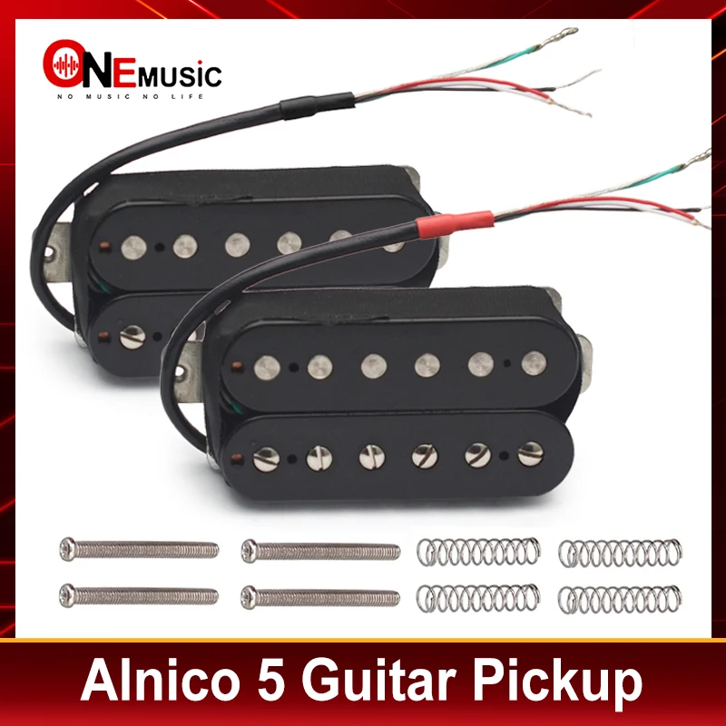 Pickup Per Chitarra Elettrica Alnico 5 Pickup Humbucker A Doppia Bobina Alnico V Parti Di Chitarra Nero