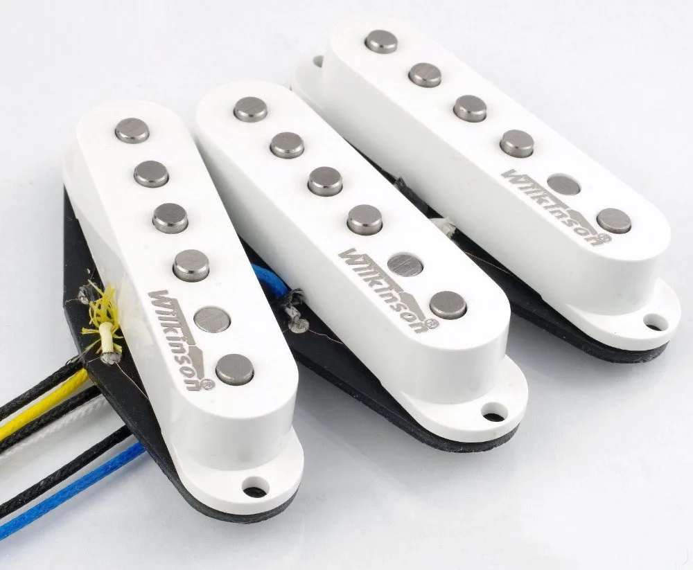 Wilkinson Anni '60 Wvs Alnico V Single Coil Pickups Chitarra Elettrica Bianca Chitarra Pickup Per Stratocaster Chitarra Made In Corea