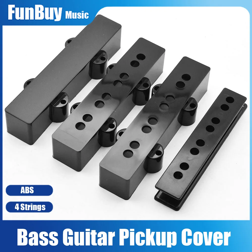 2 Pezzi Abs 4Jb Bass Pickup Cover Neck/Bridge Pickup Case Bobina Tipo Aperto/Chiuso Per Jb Bass Guitarra Accessori