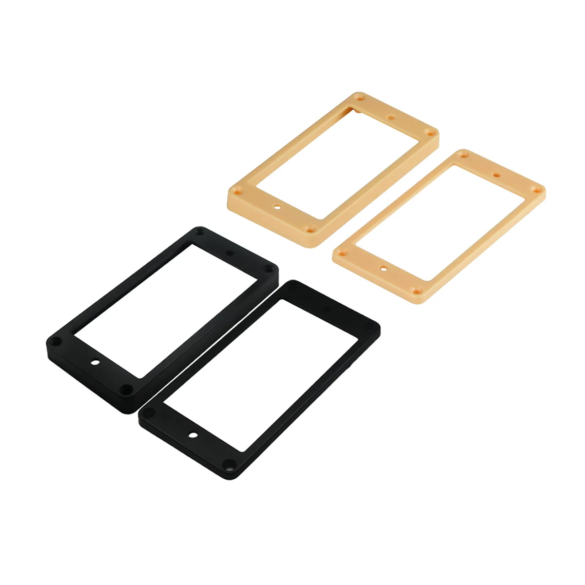 Nuovo Set Di Neck & Bridge Flat Guitar Pickup Frame Humbucker Pickup Anelli Di Montaggio Per Chitarra Elettrica