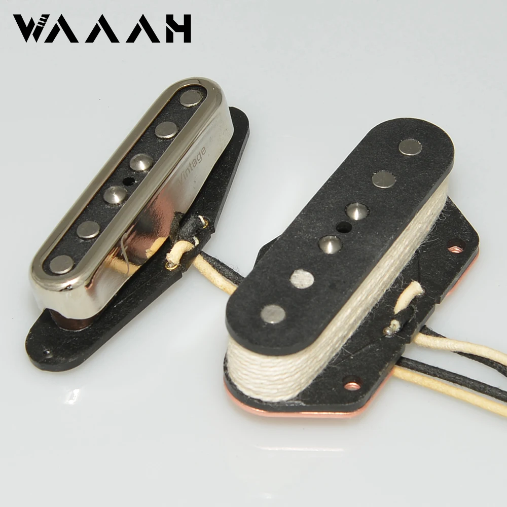 Fatti A Mano Vintage Alnico 5 Single Open Cover Tele Pickup Copia Lindy Fralin Per Chitarra Elettrica Tele