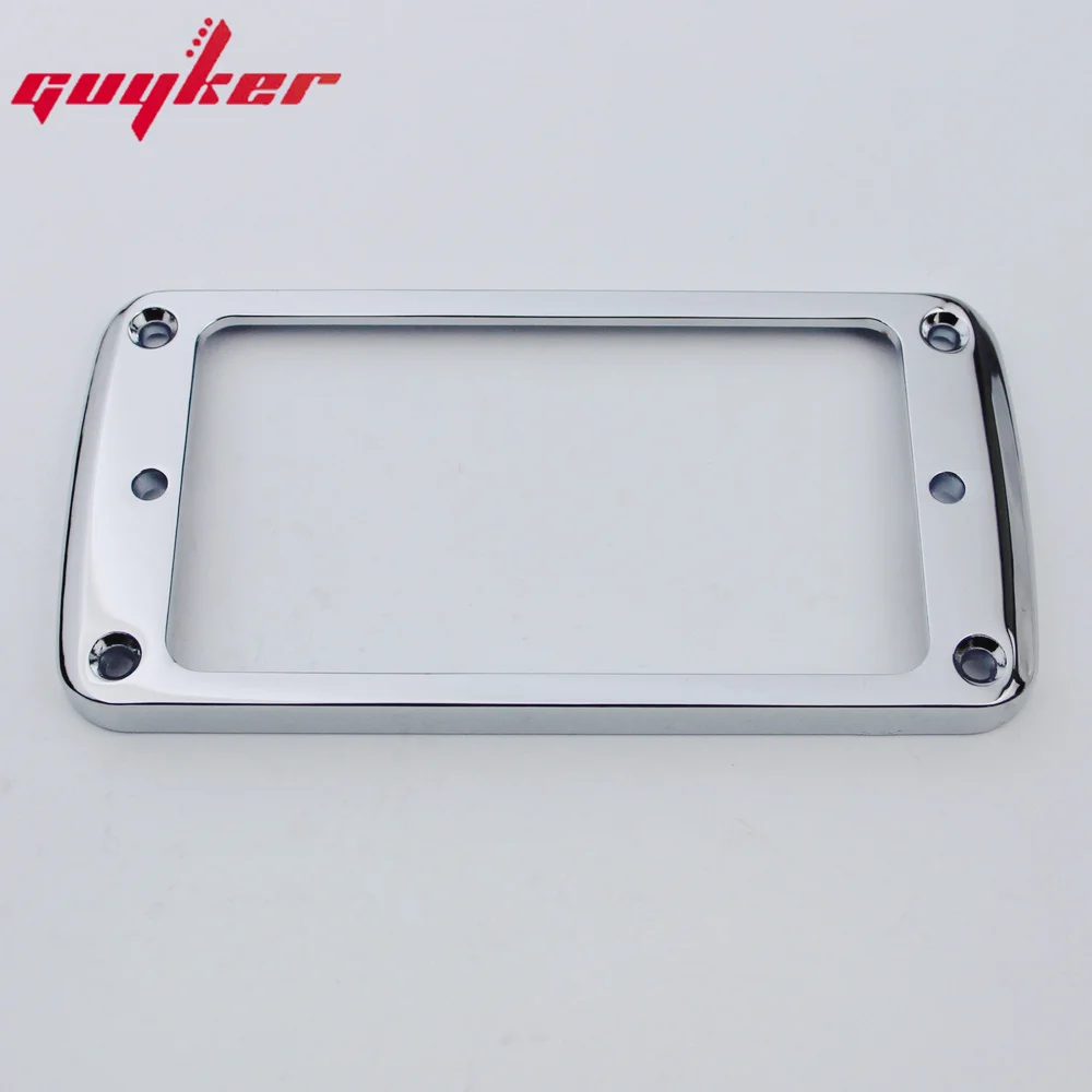 1 Pz Chrome Black Pickup Anelli Di Montaggio Per Humbucker Pickup Cover Frame Flat Top Chitarra Elettrica O Basso Pr005