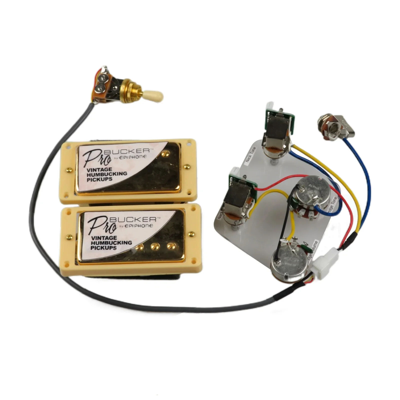 Aggiornamento Epi Probucker Humbucker Pickup Per Chitarra Alnico 5 Coil Split Push Pull Switch Cablaggio Set Parti Per Chitarra