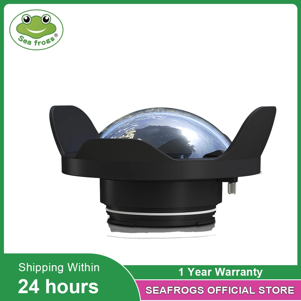 Seafrogs 6 Pollici Dry Dome Port Per Meikon & Seafrogs Dslr Alloggiamenti V.1 40M 130Ft Compatibile Per Canon Eos 750D 760D 80D