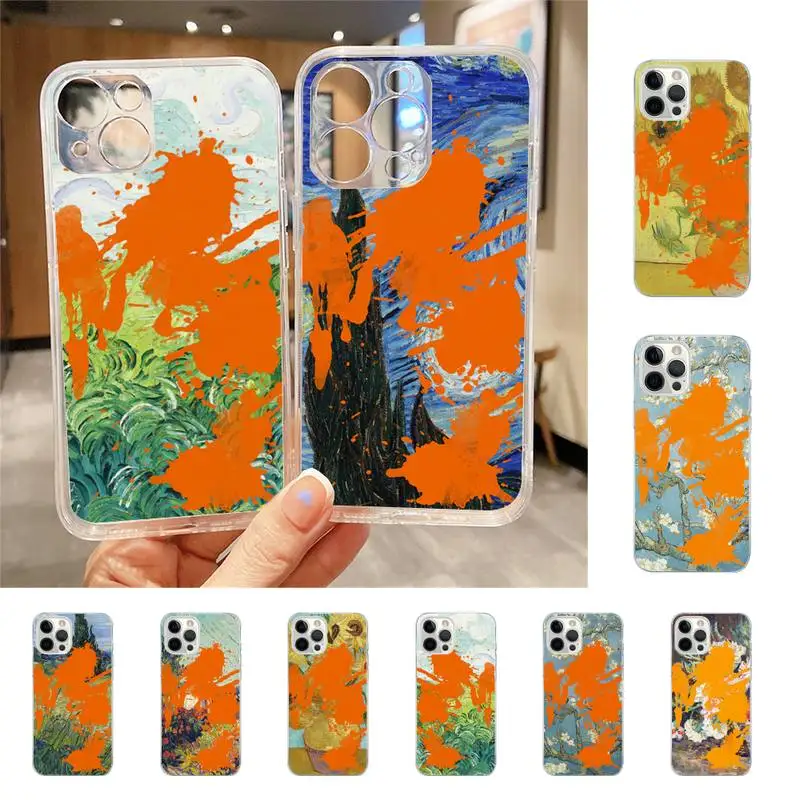 Van Gogh Tomato Soup Art Phone Case Per Iphone 7 8 Plus X Xr Xs 11 12 13 Se2020 Mini Mobile Iphone 14 Pro Max Case