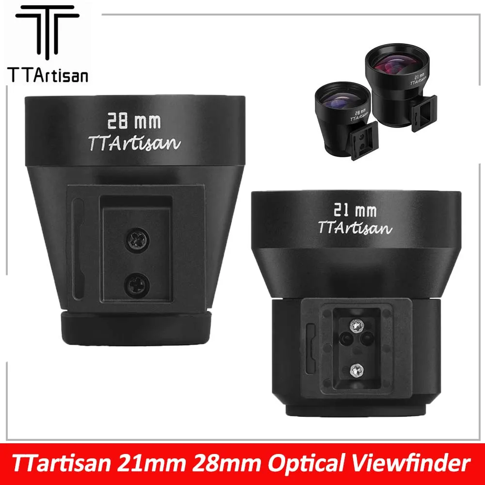 Ttartisan 21Mm 28Mm Mirino Ottico Scarpa Fredda Per Leica M9 Ricoh Gr Iii Ii Gr3 Fotocamera Mirino Esterno Accessori