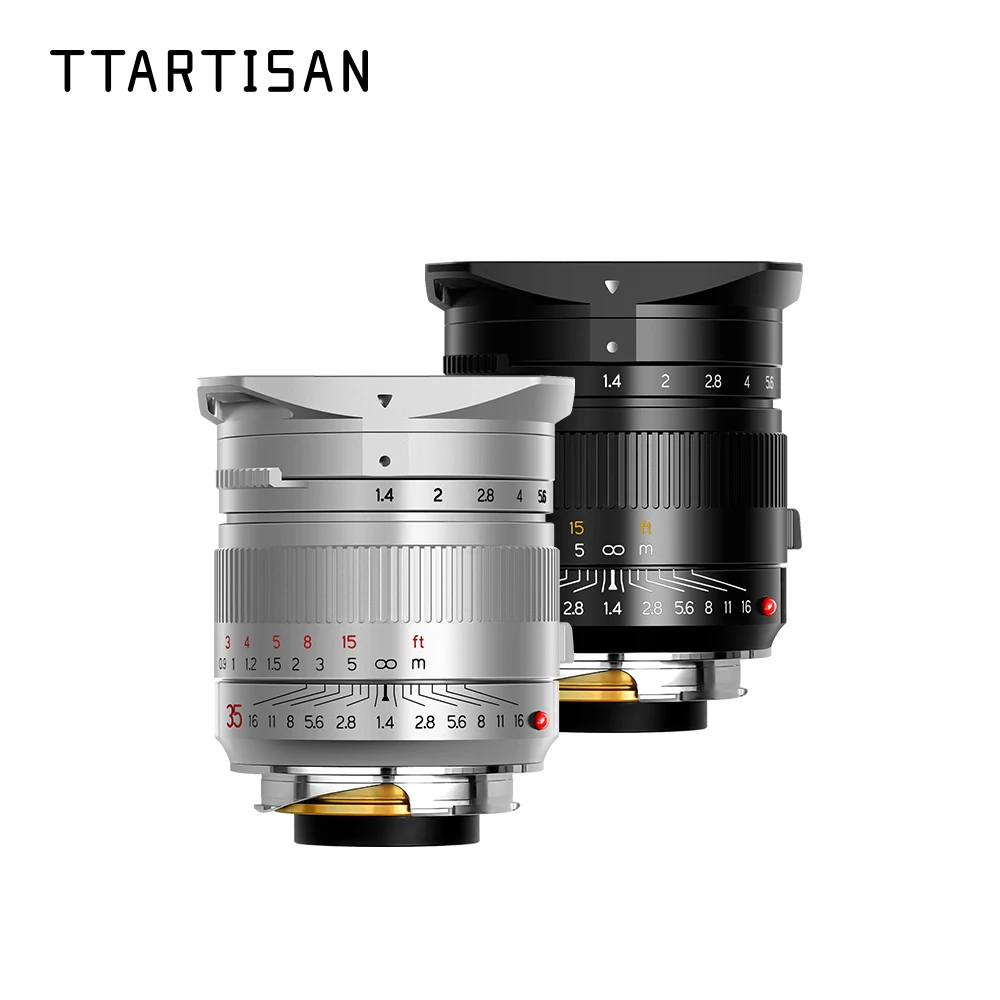 Obiettivo Ttartisan 35Mm F1.4 Full Frame Per Fotocamere Leica M-Mount Supporto Leica M-M M240 M3 M6 M7 M8 M9 M9P M10 Obiettivo Della Fotocamera Muslim