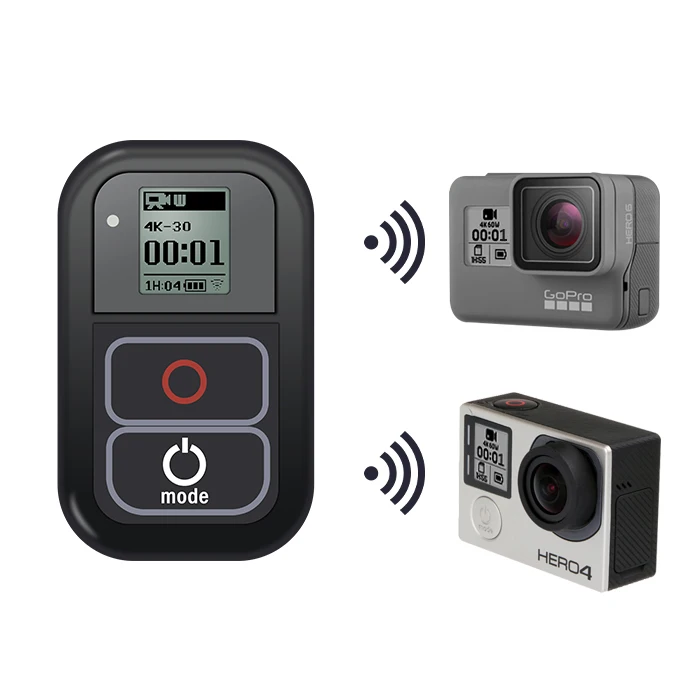 Telecomando Wifi Impermeabile Per Gopro Hero 6 Hero 5 4 3 3 / 4 5 Session Per Go Pro Hero 7 Hero 8 Accessori Per Fotocamere Nere