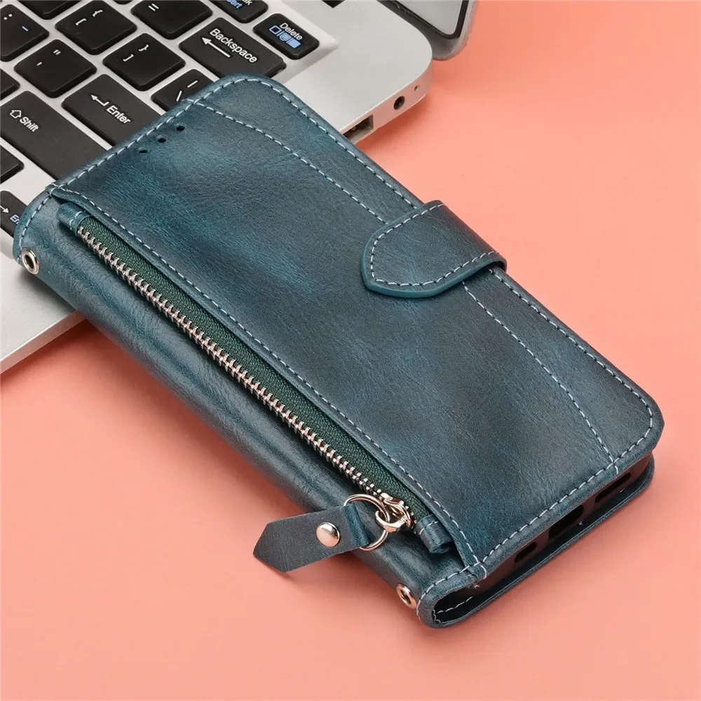 Per Sony Xperia 10 Iv 5G Flip Case Per Sony Xperia 1 Iv Zipper Leather Wallet Cover Xperia 5 Iv 1Iv 5Iv 10 Iv 1 V 10 V 10 V Funda