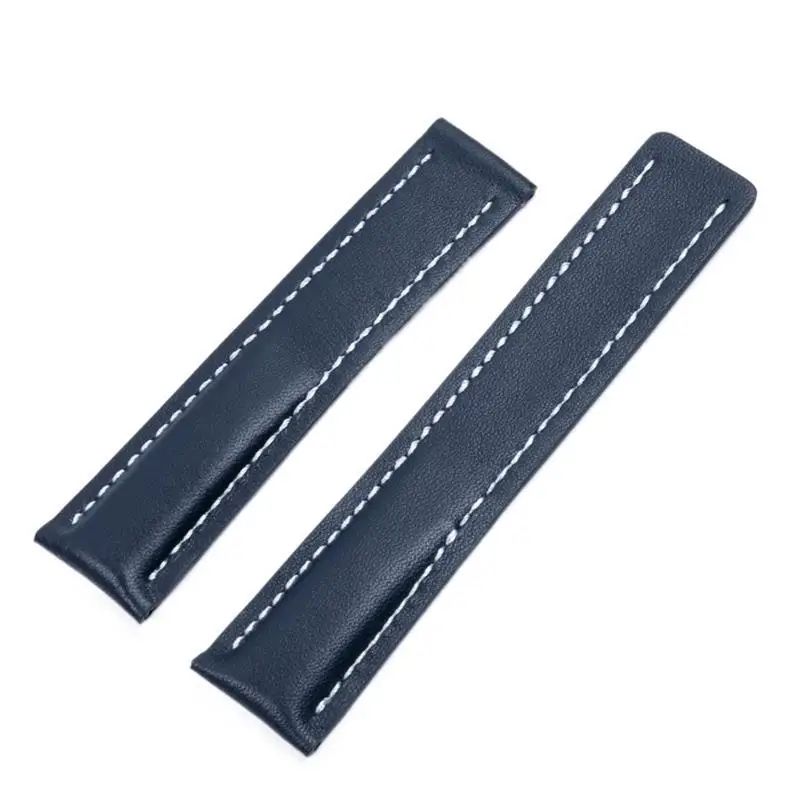 Pcavo Cinturino Per Orologio In Morbida Pelle Di Vitello 20Mm 22Mm 24M Cinturini Per Cinturino Breitling Avenger/Navitimer Premier Bracciale