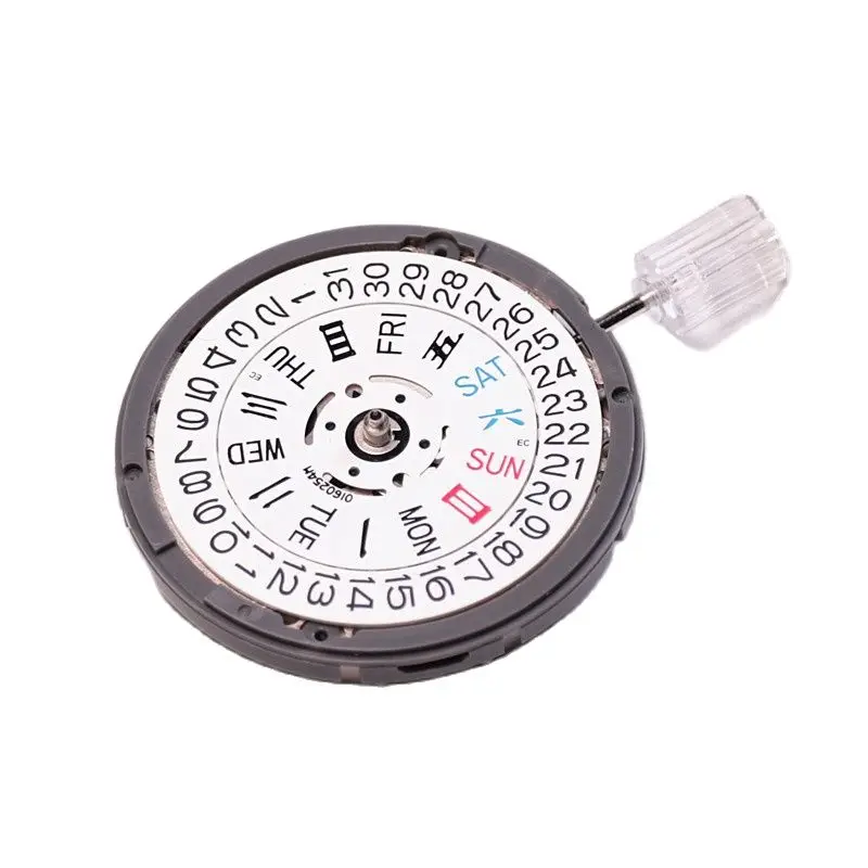 Japan Seiko Original Nh36A Three-Dot Double Calendar Automatic Mechanical Movement For Skx007 Sumo Watch Mod Dial Repair Watch