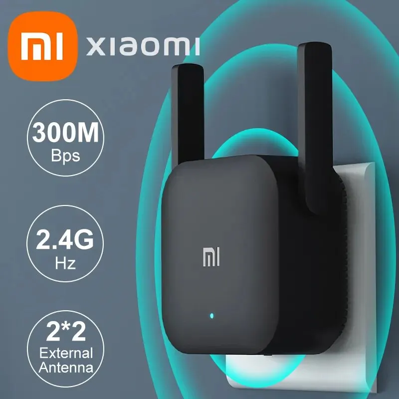 Nuovo Originale Xiaomi Wifi Amplificatore Pro 300M 2.4G Ripetitore Rete Expander Range Extender Roteader Mi Wireless Wi-Fi Router