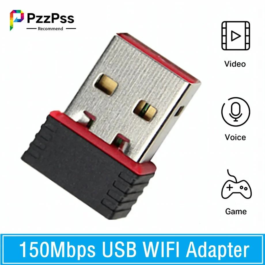 Mini Rtl8188 Adattatore Wifi 150Mbps Usb Wireless Network Card 2.4G Usb 2.0 Antenna Ricevitore Wi-Fi Esterno Per Pc Laptop Desktop