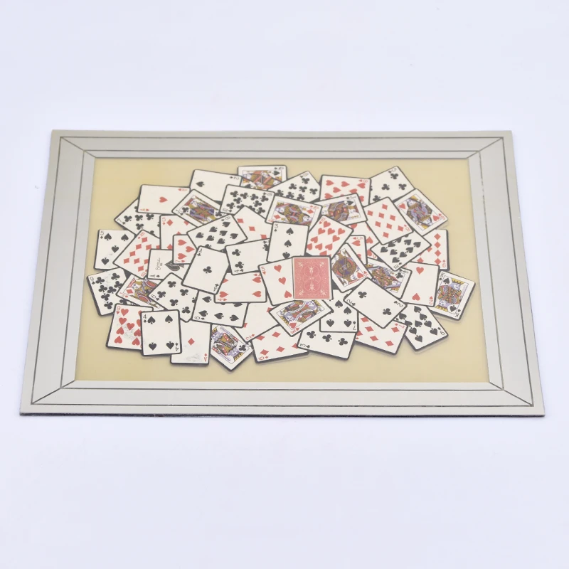 Frame Up Visual Card Flip Magic Tricks Mixed Up Card Frame Card Pression Magie Stage Illusions Gimmick Props Comedy