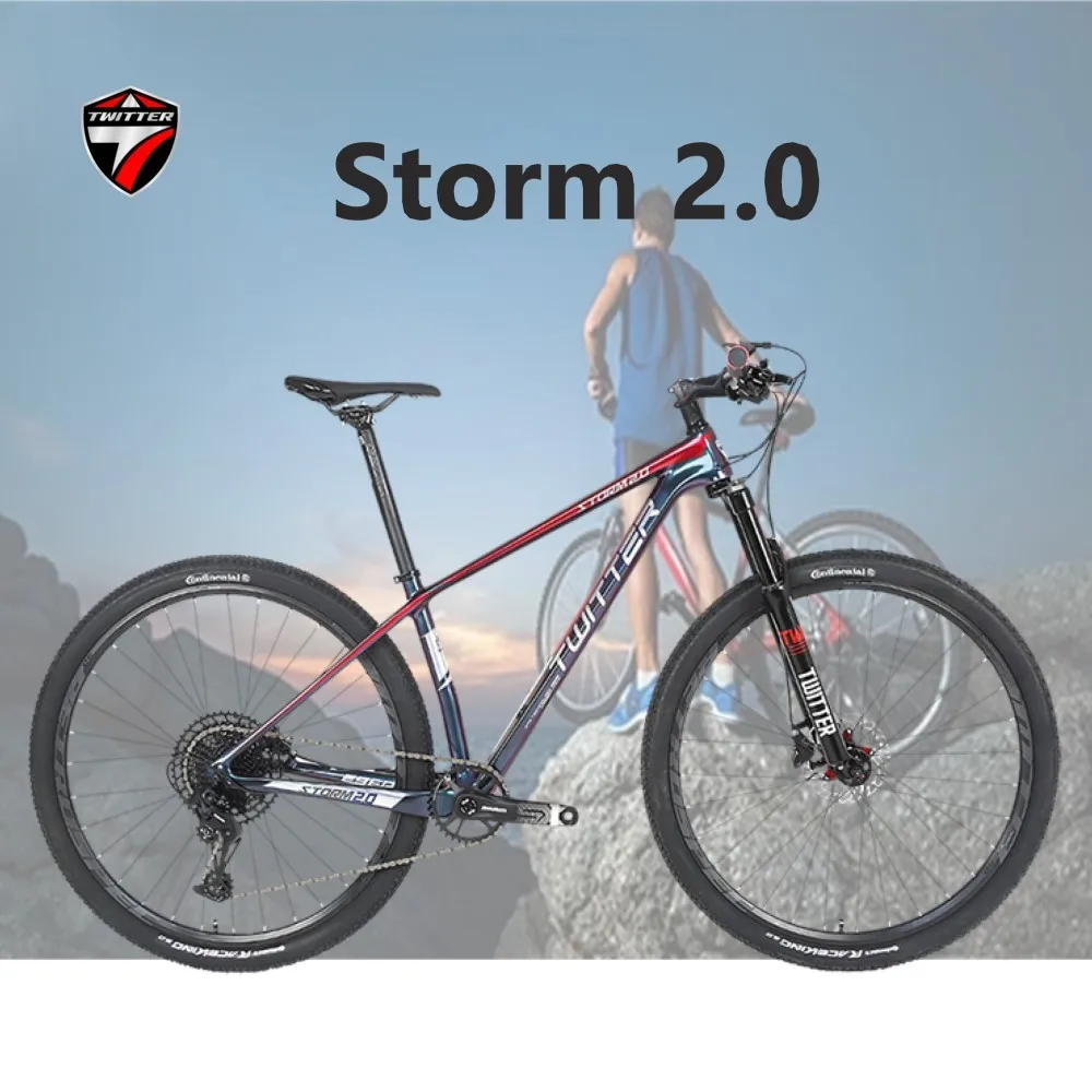 Twitter-Mtb Mountain Bike In Fibra Di Carbonio, Mountain Bike, Nx-11Speed, Cross-Country Racing, 29 ", Nuovo, 2022