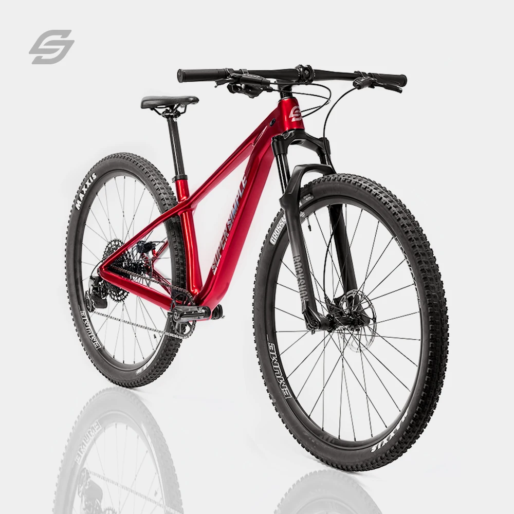 Super Semplice Telaio In Fibra Di Carbonio Mountain Bike Boost Bicicletta Sram Sx 12 Velocità 27.5 29 Bici Mtb 29Er Rockshox Recon