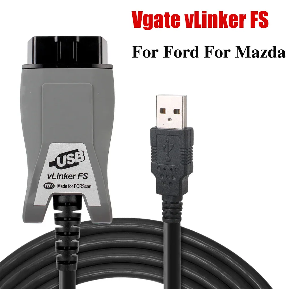 Vgate Vlinker Fs Elm327 Usb Per Ford Forscan Hs/Ms-Can Elm 327 Obd2 Scanner Diagnostico Automatico Per Auto Per Mazda Obd 2 Adapter Tools