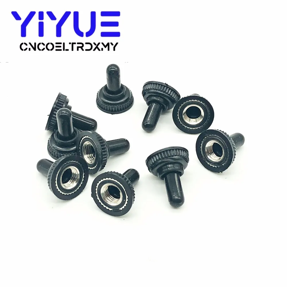 10 Pz 6Mm Interruttore A Levetta Cappuccio Impermeabile Tappo Antipolvere Mts Mini Toggles Cap Wpc-05 Tappo Colla Impermeabile
