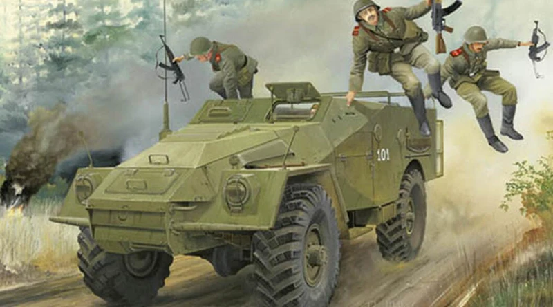 Trombettista 1/35 05517 Russo Btr-40 Apc Corazzato Veicolo Di Trasporto Serbatoio Stampo Kit Th06517-Smt6
