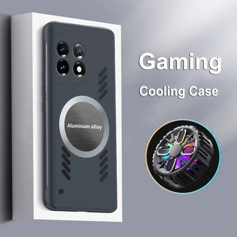 Per Oneplus Ace 2V Case Ace 2 Grafene Cover Posteriore Rigida Senza Bordi Per Oneplus 9 10 11 Pro Cooling Shell 9R 9Rt One Plus Ace Pro